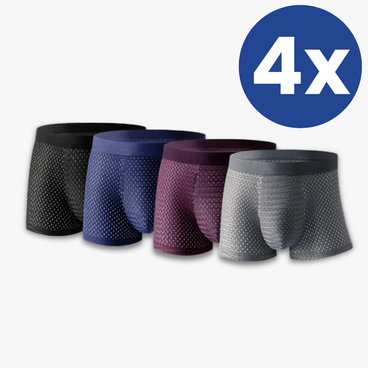 Sada 4 boxerek (1x červené, 1x modré, 1x šedé, 1x černé)